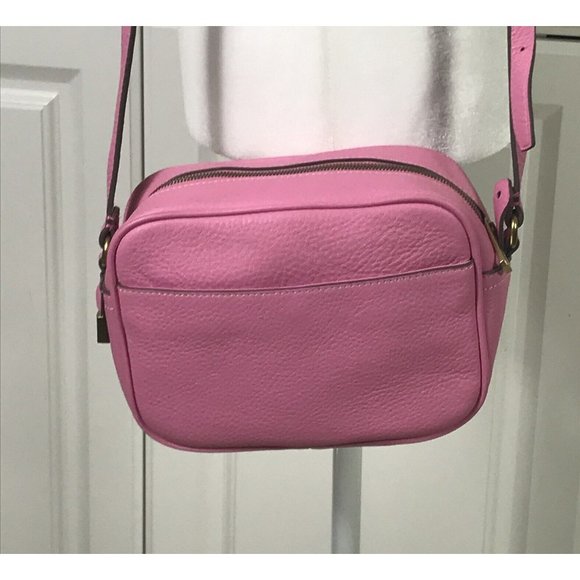J. Crew Bags J Crew Cross Body Bag Purse Barbie Pink Pebbled